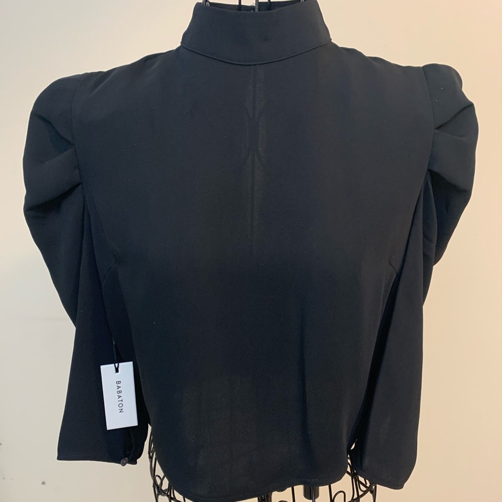 Aritzia Babaton Black Blouse